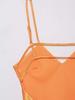 European Women's Fashion: Silk Satin Midi Slip Dress with Decorative Style