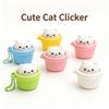 Silent Finger Button Fidget Clicker Keychain Soft Slow Rebound Anti-Stress Mini Toy for ADHD People Daily Relaxation