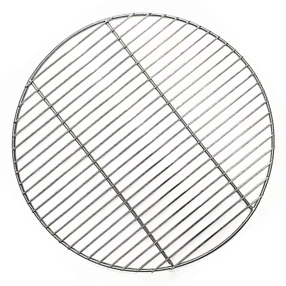 Round Stainless Steel Barbecue Grill Net for Outdoor Cooking 30cm 35cm 40cm