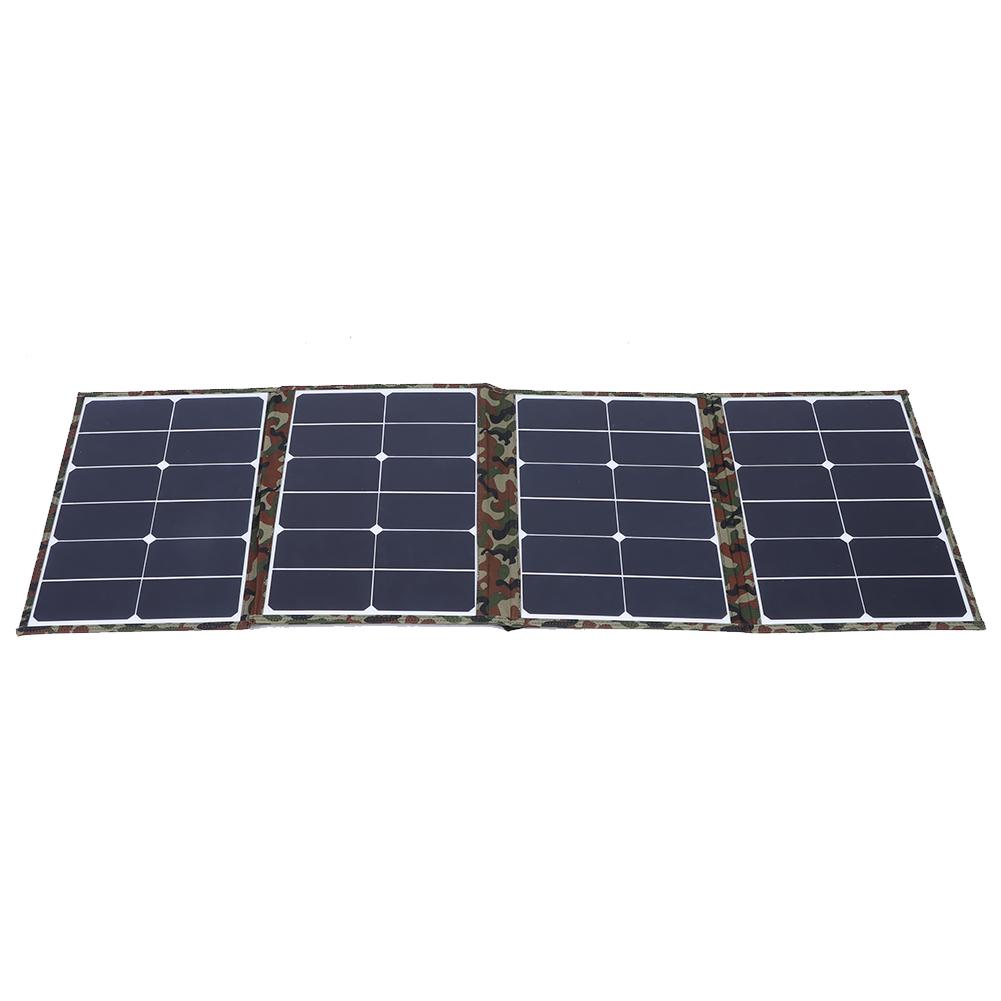 120W 5V Portable Solar Charger Kit Foldable Solar Panel for Tablet Laptop Camera Cell Phone GPS