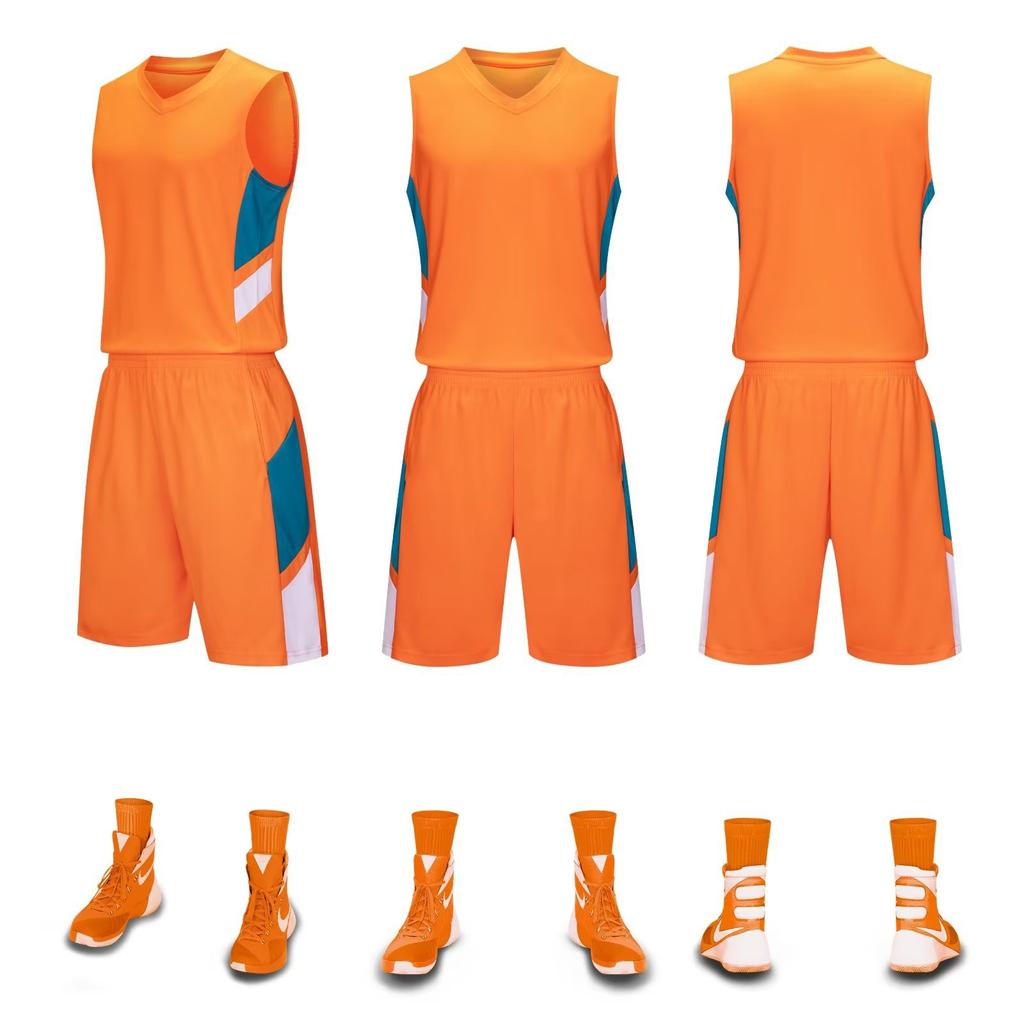 Latest Childrens Adult Breathable Training Camp Basketball Uniform Suit Male and Female Student Competition Athletic Training Jersey