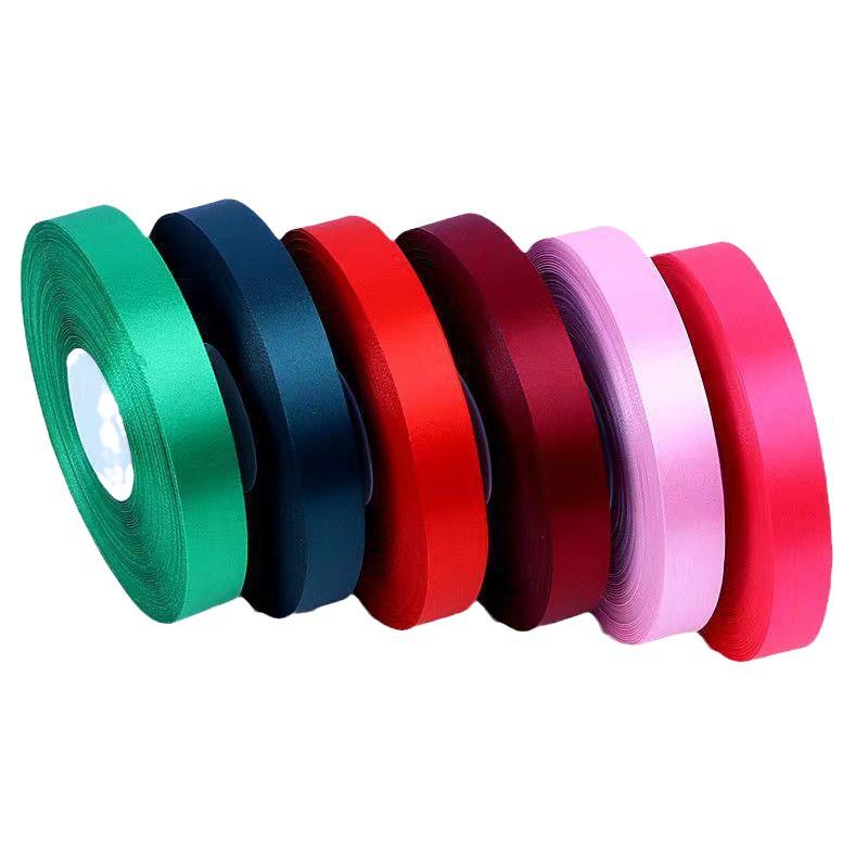 2cm Satin Ribbon Roll for Weddings, Gifts, Bows, Webbing, and Cake Decor