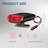 Car Heater Cooler Fan Portable Heater 2 IN 1 Cooling Heating Car Windshield Defroster for 12V Car Motorhomes Accessories