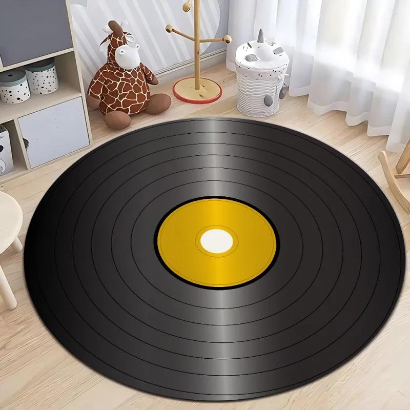 CD Cartoon Circular Carpet Floor Mat Living Room Sofa Mat  Sports Room Bed Rug Carpet Any Design Decoration