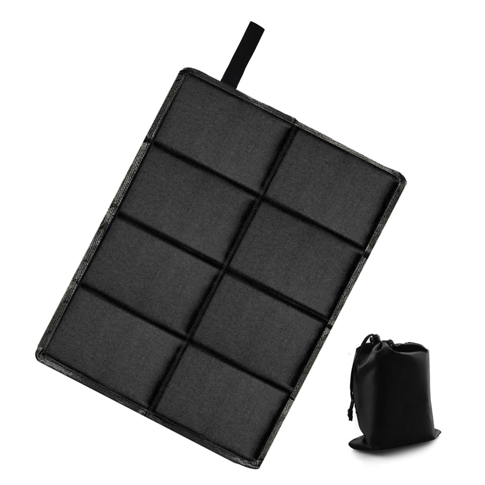 Small Picnic Camping Mat Sitting Pad Cushion Waterproof Outdoor Sitting Pad Portable Hiking Seat Pad Easily to Clean чёрный