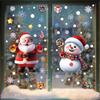 Christmas Window Stickers Set, Static Cling Glass Décor for Home