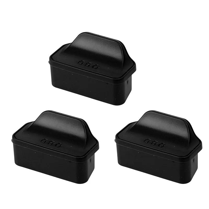 1/3/5PCS Universal Car OBD Interface Protective Cover Silicone Dust Protective Cover Interior Trim Modification Accessories