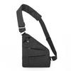 Right Shoulder Gun Bag, Nylon Breast Bag, Men'S Lightweight, Simple And Large-Capacity Messenger Bag, Casual Close-Fitting Shoulder Bag.