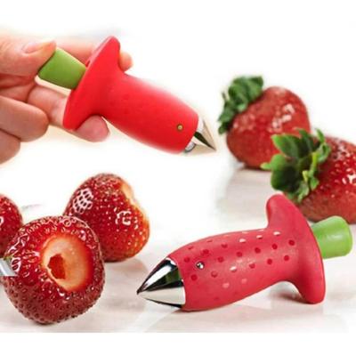 Tagliafragole Taglia Fragole Snocciolatore Fragole Levafoglie Frutta Rimuovi Gambo Strumenti per Insalata Torta Accessori Gadget da Cucina