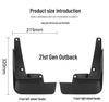 Subaru Outback Leder Reifenschmutzfänger