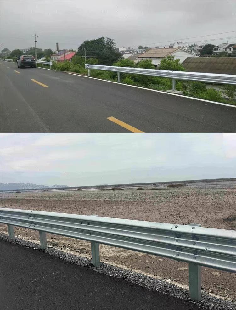 Rural Road Anti-Collision Hot-Dip Galvanized W-Beam Guardrail Board with Three-Wave and Double-Wave Steel Plate