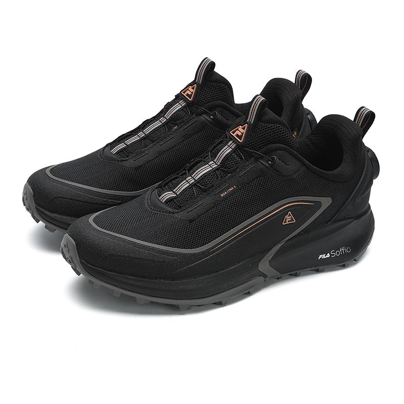 FILA Boa Lynx 3 Comfortable Versatile Durable Lightweight Low-Top Running Shoes Women sneaker Black A12W511203FBD