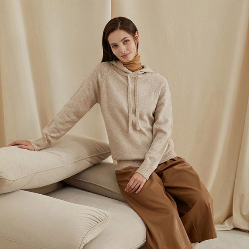 Maribon Cashmere Blending Prime Hood Knit 5 Types 1