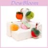Persimmon Green Apple Peach Orange Plush Pendant With Cute Fruit For Gifts And Accessories