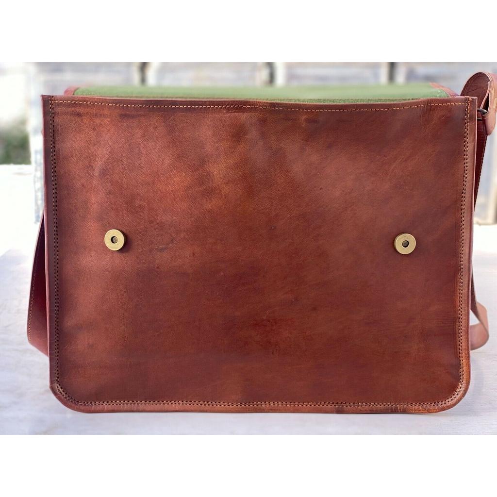 Sacoche Vintage en cuir de vache véritable pour femmes, sacoche à bandoulière pour ordinateur portable