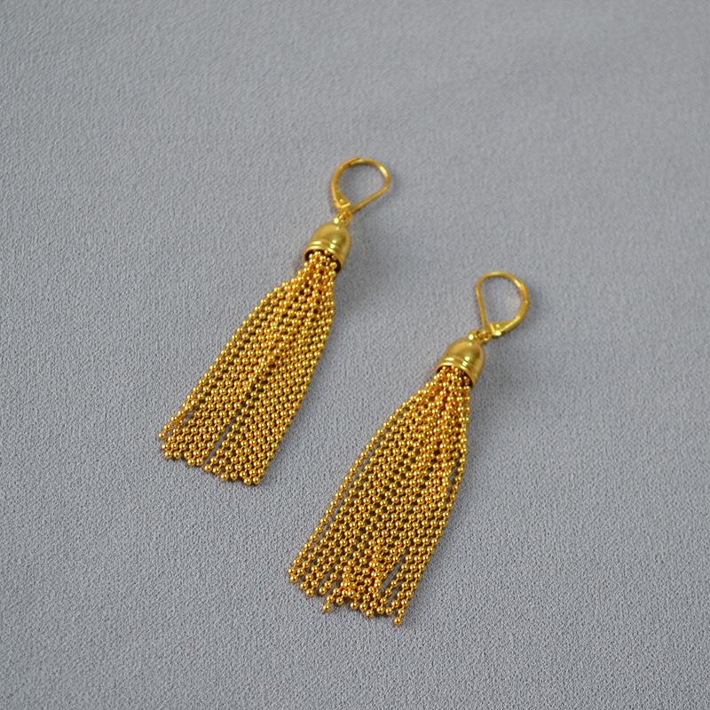 

Ретро Минималистичное Регулируемое Ожерелье-свитер с Двойной Кисточкой