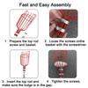 For Picking Apple Peach Citrus Pear Deep Basket Portable Fruits Catcher Fruit Picker Head Garden Tool