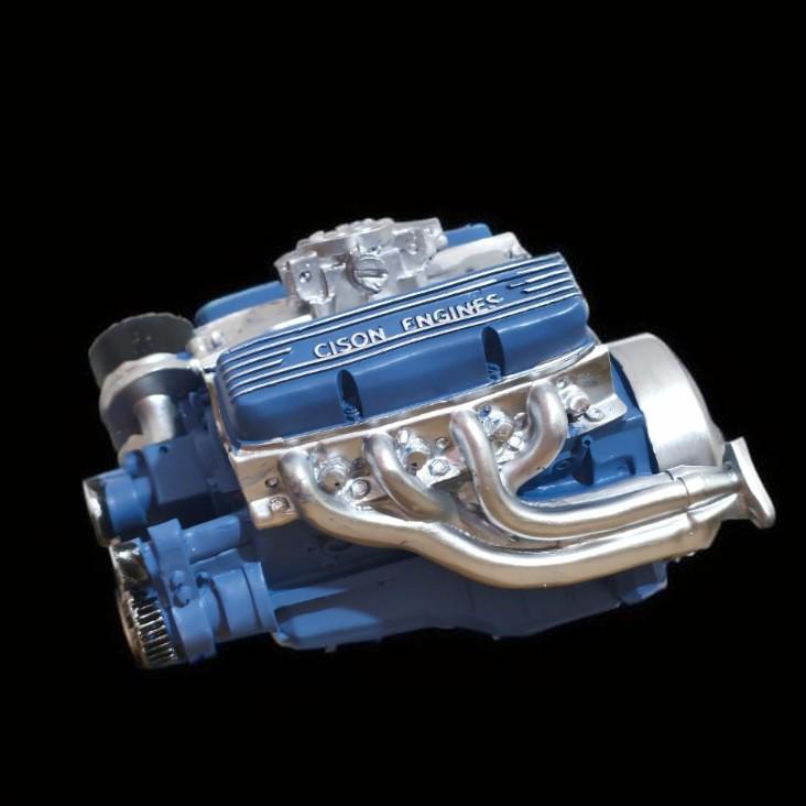 

Cross V8 Engine Ornament Kit: High-End Resin Craft