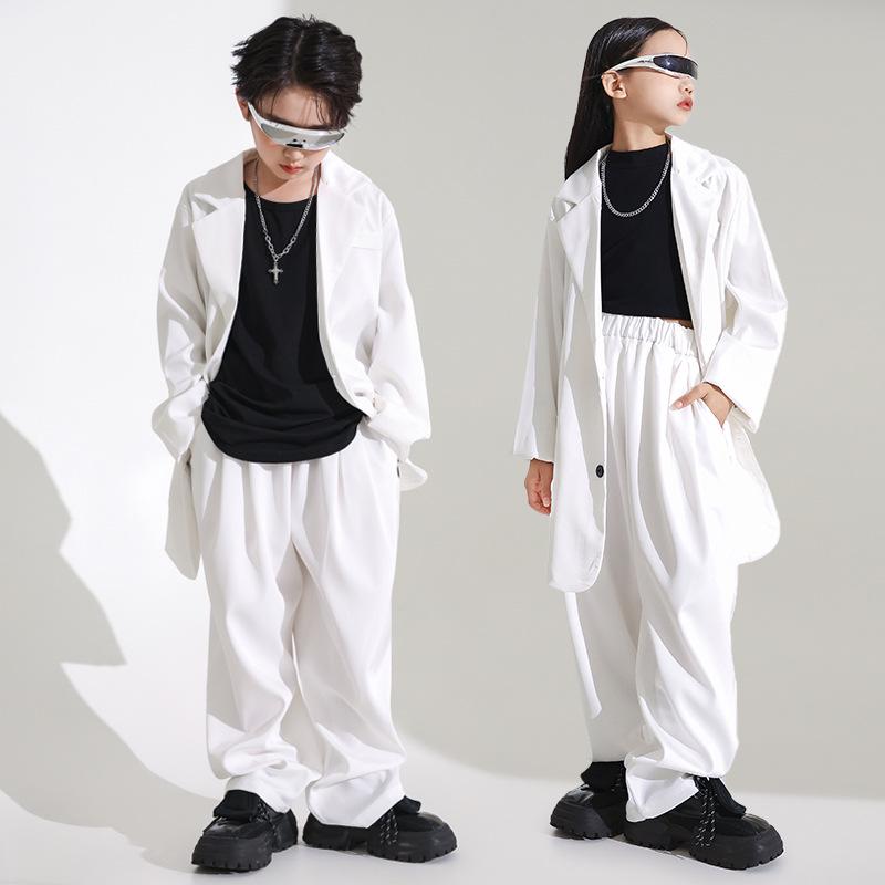 Hip Hop Jazz Tanzoutfit für Mädchen - Trendiges Street Performance Kostümset