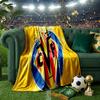 Club Vill-arreal Crest Design Throws Blanket Flannel Blankets Plush for Couch Bed Gifts for Men Women Travel picnic blanket Christmas fan gifts