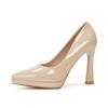 Women's 2025 Spring Simple Solid Color Pointed Toe Stiletto Heels