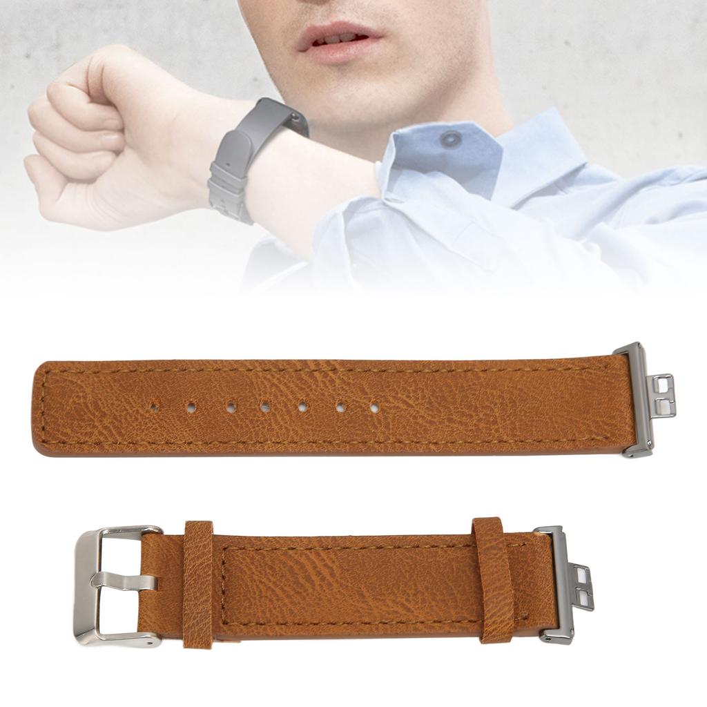 Leather Band Compatible for   Watch FIT Replacement Watch Band Strap Bracelet Wristbands