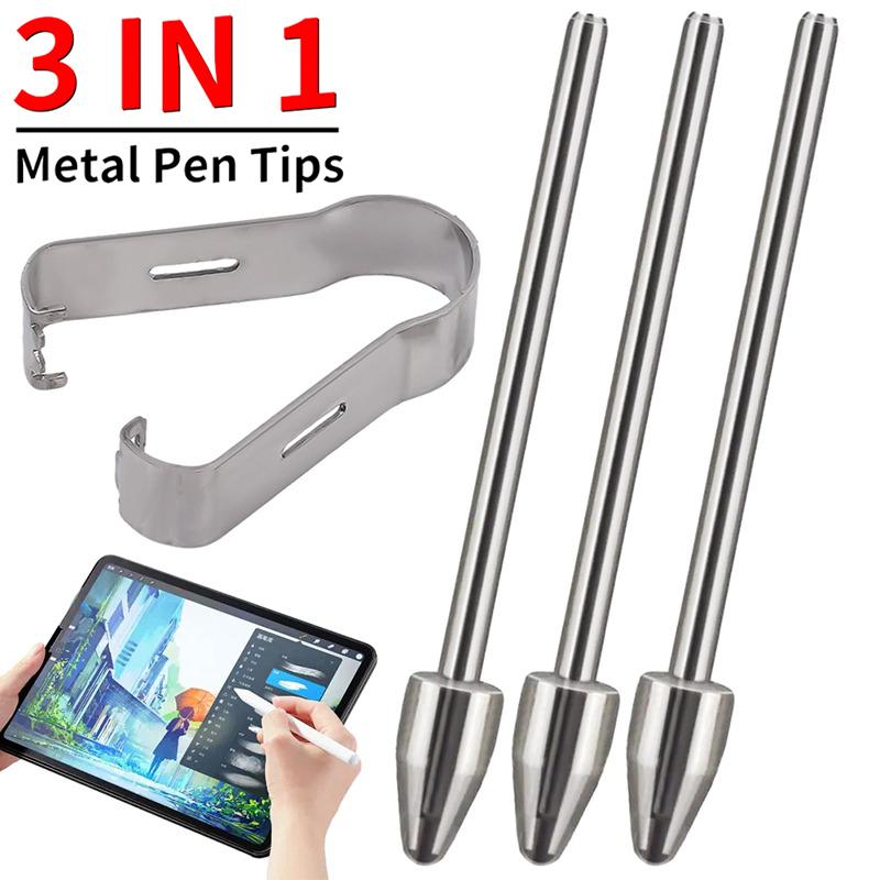 Replacable Pencil Nib For Samsung Tablet S6 Lite S7 S9 Note 10 20 S22U S24U Titanium Alloy Touch Stylus S Pen Tip Wear Resistant