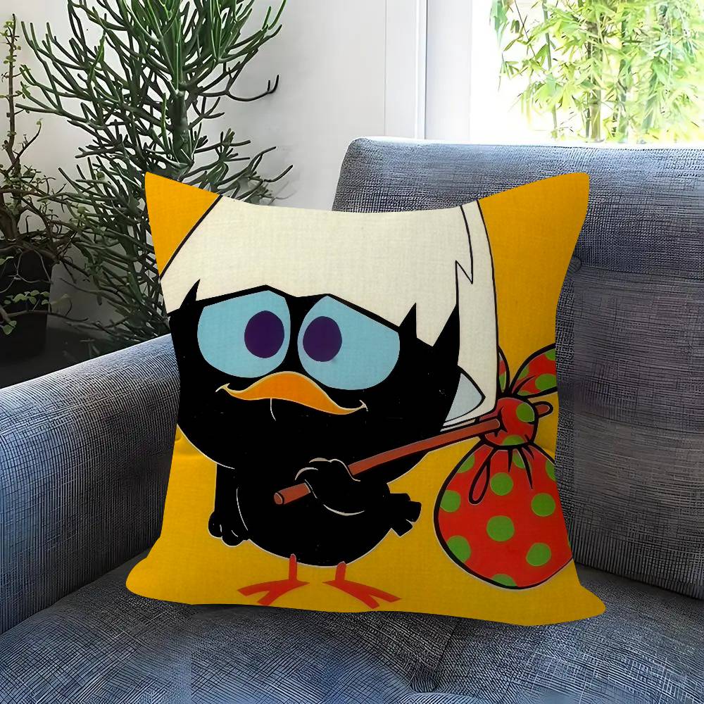 Cartoon CCalimero fun Pillowcase toon Gift Cushion Cover Bedroom Home Sofa Chair Seat Decor pillow case