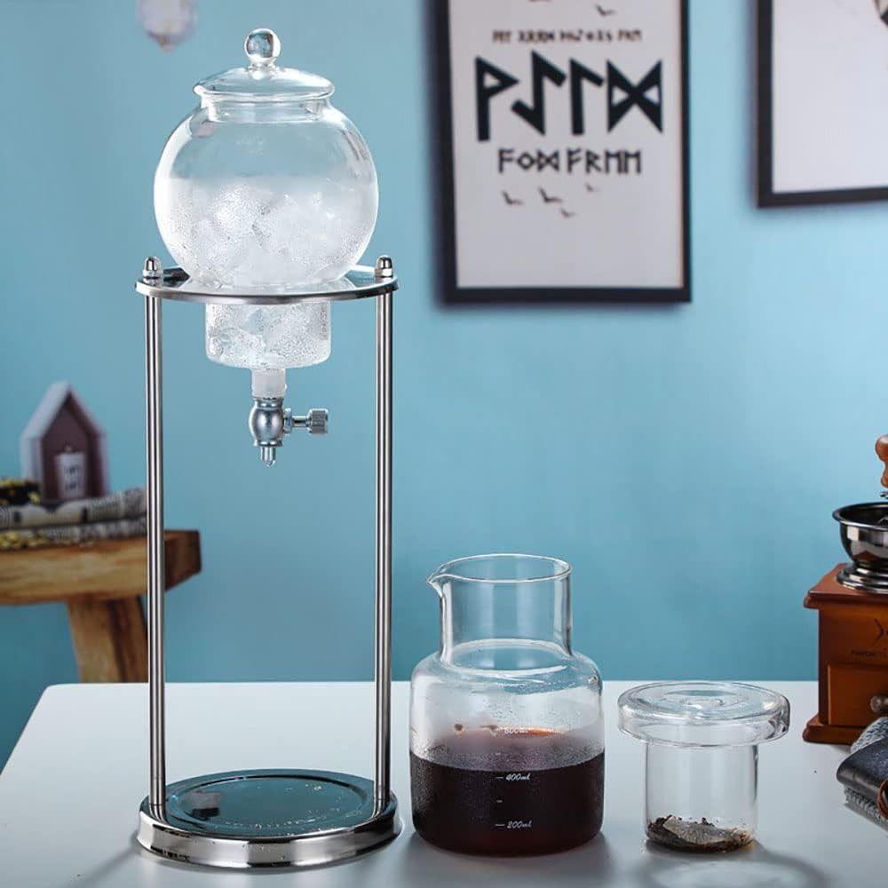 600ml Ice Dripper Coffee Maker Borosilicate Glass Iced Coffee Brewer  Kitchen