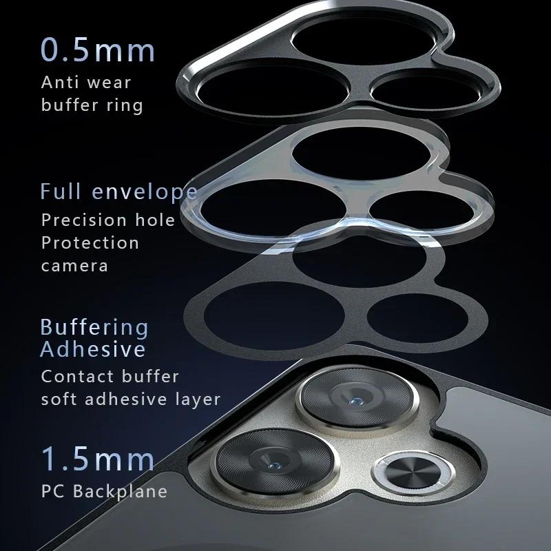 Per Xiaomi Poco F6 Redmi Turbo 3 Custodia Antiurto Magnetica Sensazione Pelle Texture Opaca Telaio TPU Plastica Dura Traslucida Copri Telefono