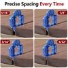 1/4/6Pcs Thickened 4-in-1 Multi-Size Deck Spacer Tool Reusable Plastic Deck Spacers Multi-function Decking Board Spacers