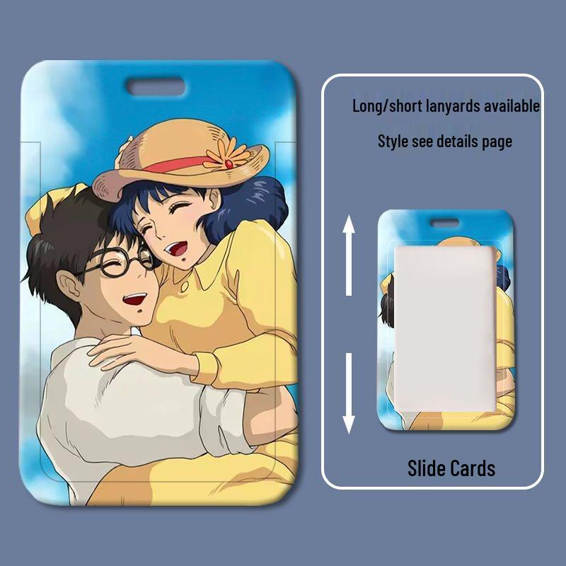 Windy Plastic Sliding Cover ID & Meal Card Holder for Students & Work Access