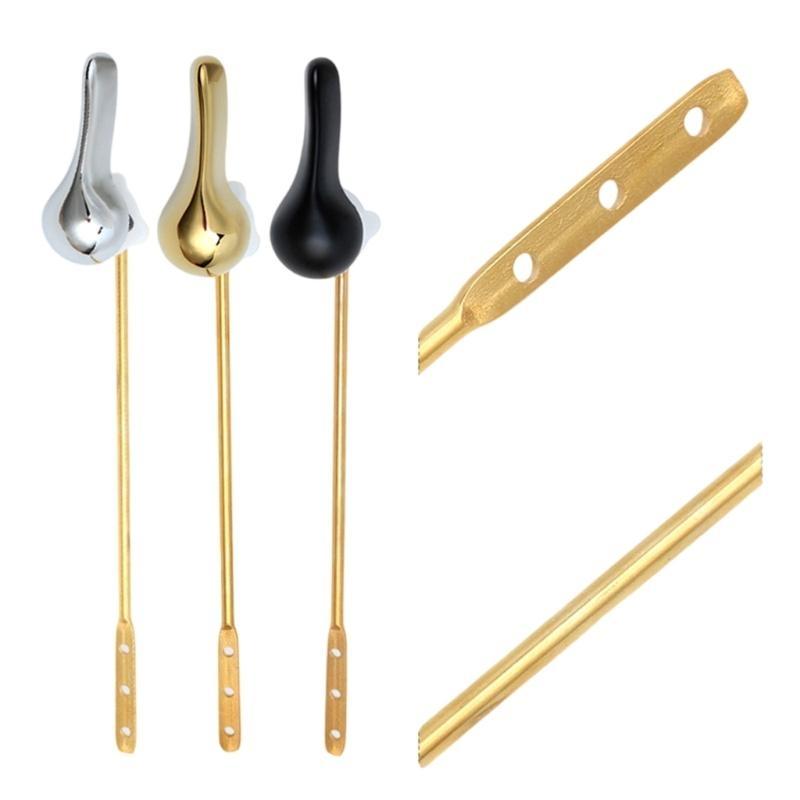 652F Sturdy Toilet Lever Side Mounted Easy Installation Toilet Tanks Lever Bathroom Accessory with Most Toilets Daily Use