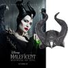 Urocza Maska Cosplay Czarownicy Maleficent 2 Władczyni Zła z Uderzającymi Czarnymi Rogami