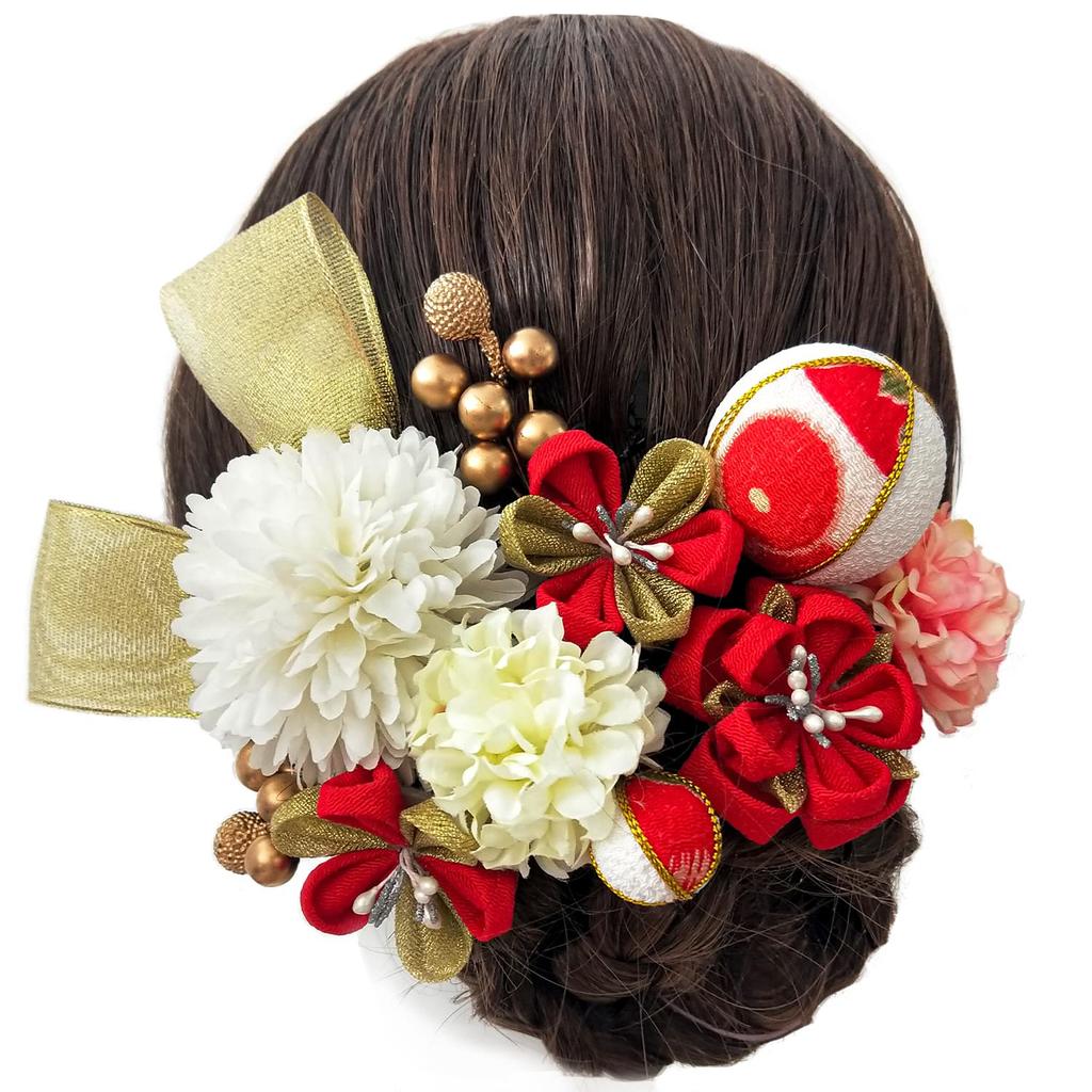 Hair Hair Popular Japanese Hair Graduation Entrance Wedding Recital [JZOON Ornament] Shichi-Go-San Ornament, Clothes, Accessory, Hairpin, Kimono,