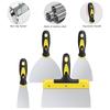 4Pcs Putty Scraper Set Stainless Steel Drywall Hand Tool Drywall Taping Scraper Paint Scraper Tool Drywall Finishing Tool
