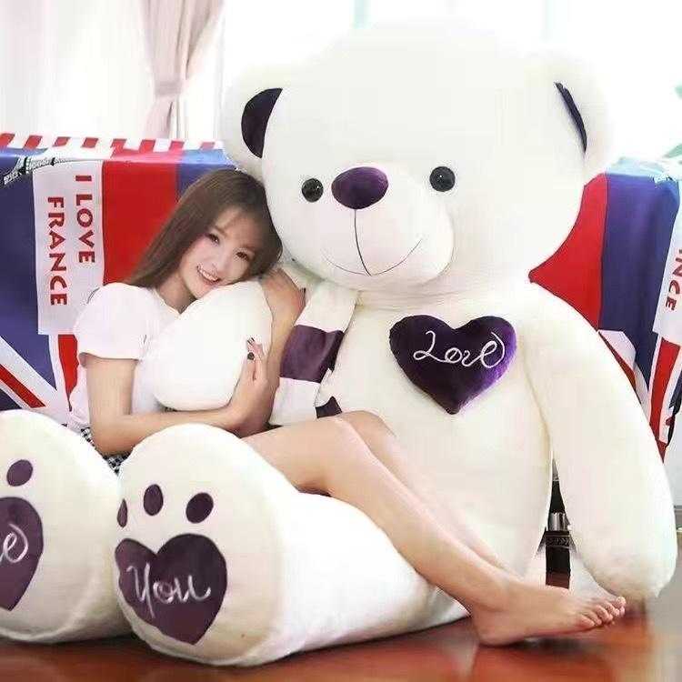 Photos - Soft Toy Big Bear Plush Toy Doll Extra Large Doll Girls Birthday Gift Hug Bear Teddy Panda Doll Full length 1m