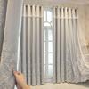 Luxury New European Style Curtains for Living Room Bedroom Double Layer Tulle Gauze Extravagance Embroidered Window Screens