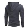 Inclined Zipper Sweater Sports Casual Men's Hooded Long Sleeve Cardigan Coat