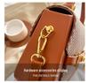 Retro Color Block Women's Shoulder & Crossbody Bag - Light Luxury Small Square Handbag