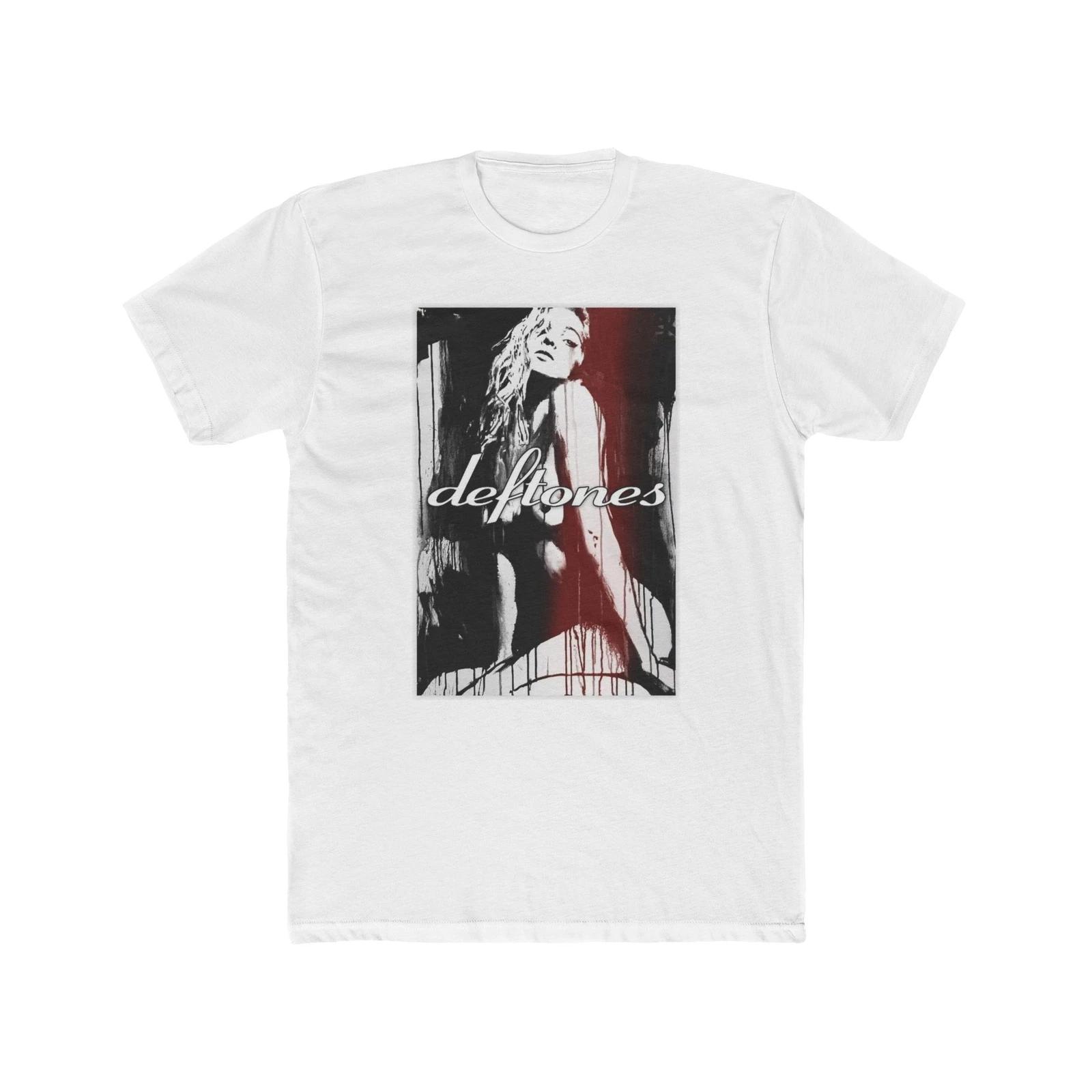 Men s and Women s T-shirts Deftones vintage graphic unisex retro rock band Men s Cotton Crew Tee S