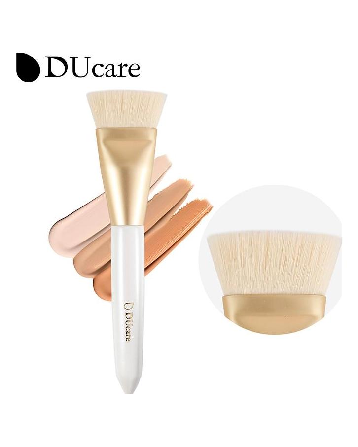 DUcare 14pcs Powder Makeup Brush Single Soft Nylon Hair White X1 Series For Eye Shadow Eyebrow Foundation Liquid Lip Brushes for Makeup