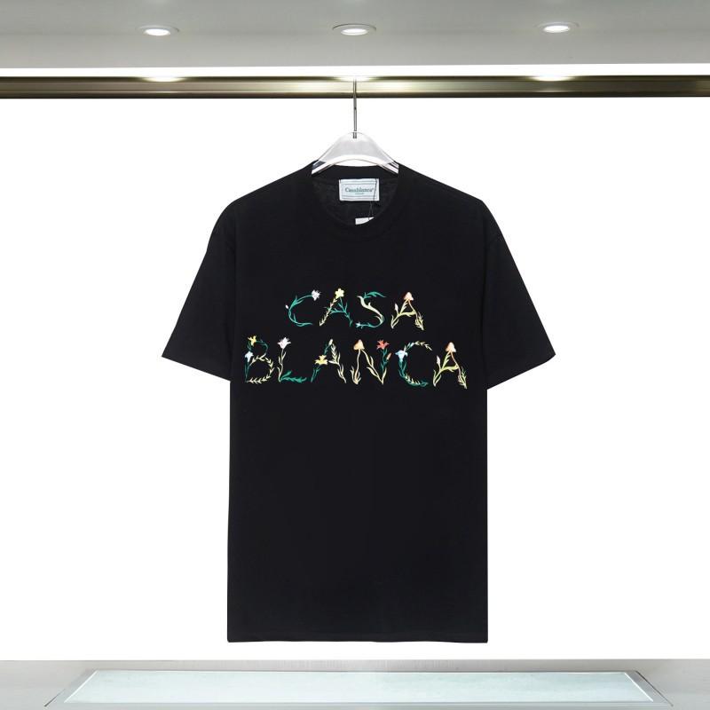 Casablanca 23 Frühling und Sommer Neuheit Fantasie Tor Sternenhimmel Schloss Casa Buchstaben Logo Kurzarm Partner T-Shirt