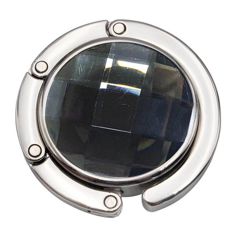 Многогранный хрустальный круглый акриловый крючок для сумки - Складной подвес для края стола Многоцветный 45mm 548₽