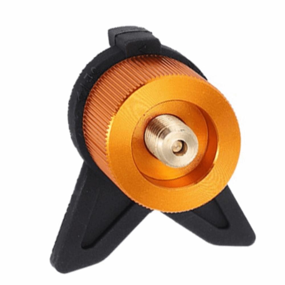 

Universa Gas Refill Adapters Stand Included Camping Stove Adapter Camping Accessory Style2-Yellow