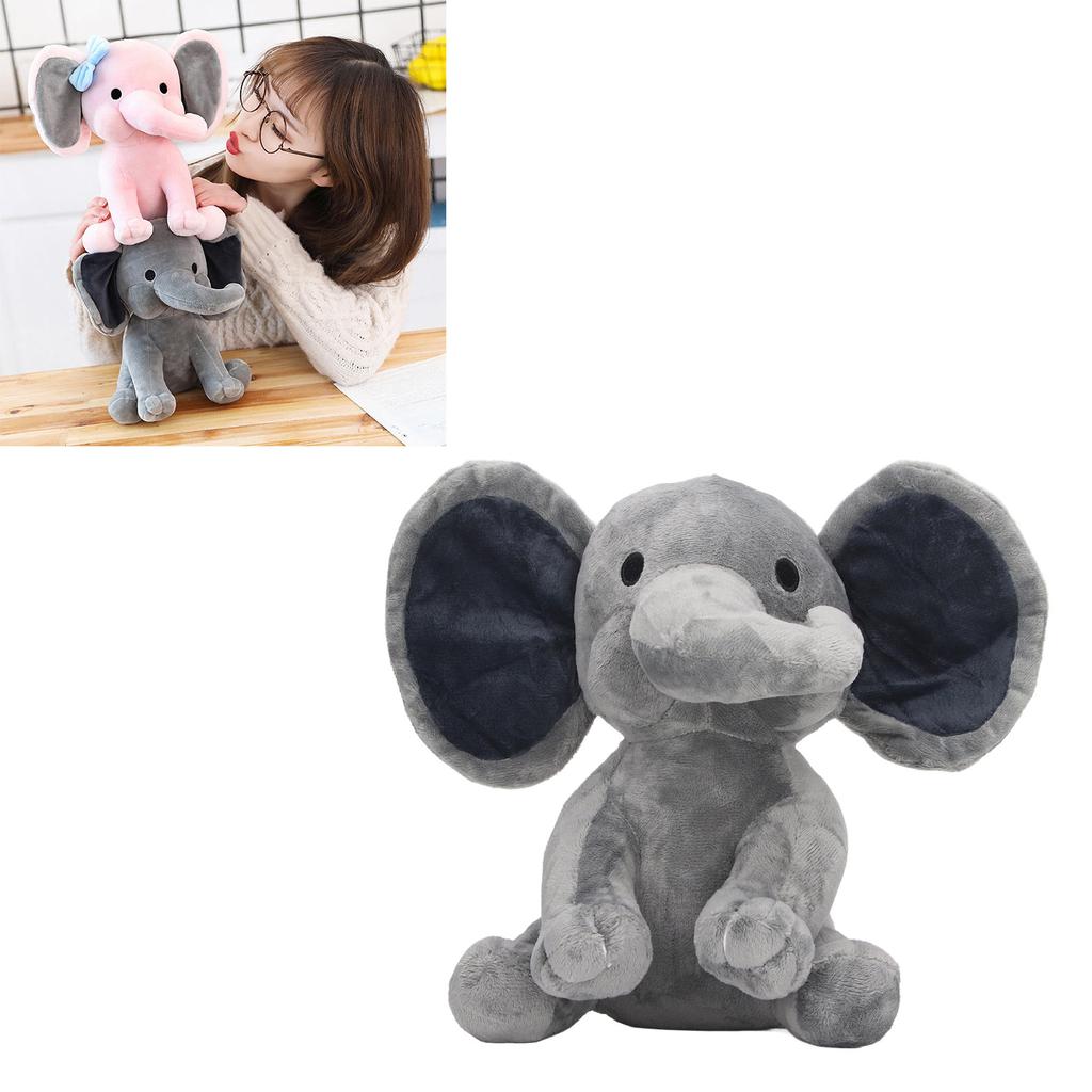 Elephant Plush Toy Multipurpose Cute Safe Comfortable Soft Stuffed Animal Toy for Kids Home Decor