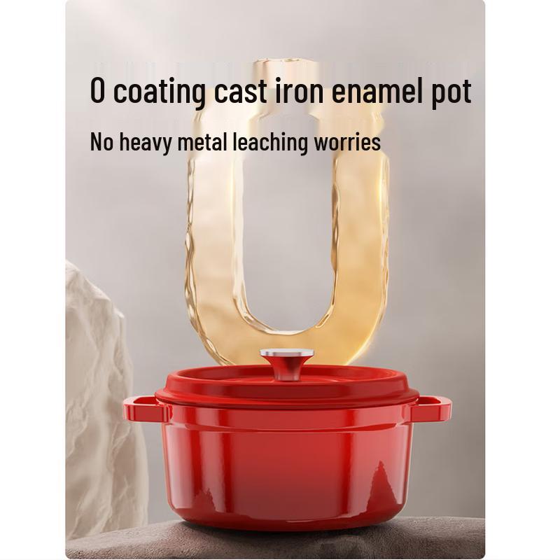 COOKER KING Enamel Cast Iron Stew Pot