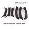 E90 Car Inner Handle Interior Door Panel Pull Trim Cover  Black left Right For BMW 3 series E90 E91E92 316i 318i 320i 2005-2011