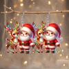 2024 Cute Santa Claus & Reindeer Acrylic Earrings