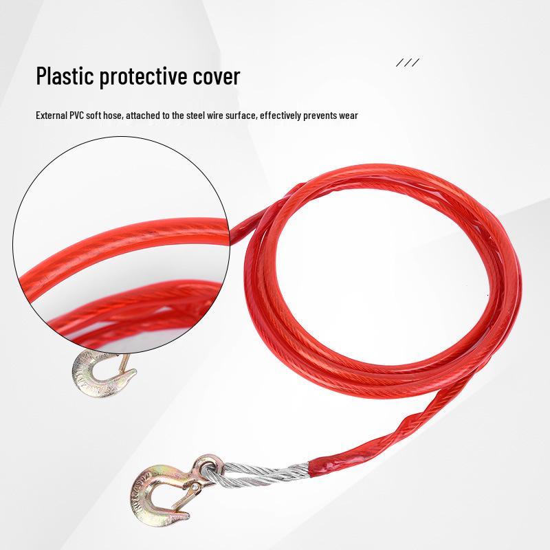 Heavy-Duty Steel Tow Rope for Off-Road and Sedan Rescue